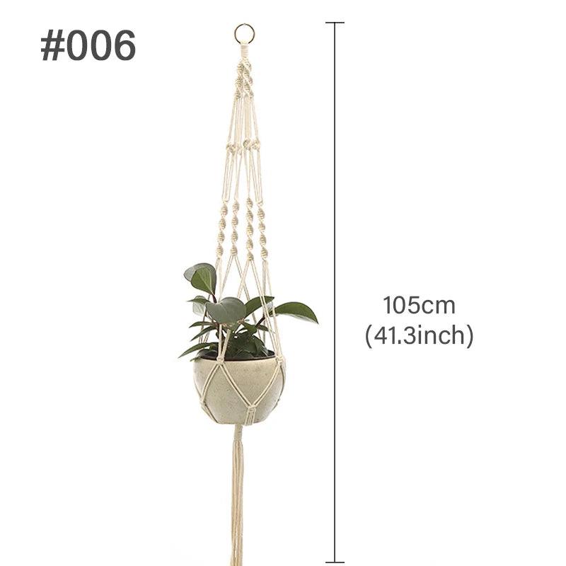 Support Suspendu cintres pour plantes en macramé faits à la main pour Plantes et Fleurs - CHiCLiKi