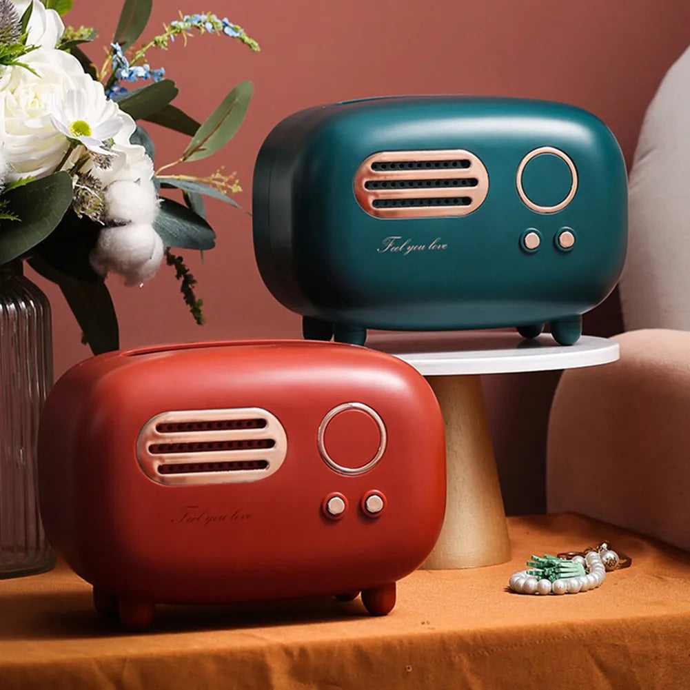 boîte de mouchoirs radio vintage - CHiCLiKi