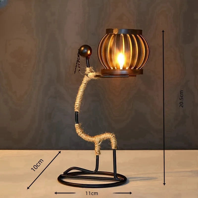 Chandeliers créatifs en fer forgé Home Decoration - CHiCLiKi