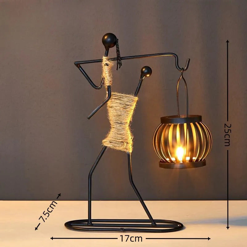 Chandeliers créatifs en fer forgé Home Decoration - CHiCLiKi