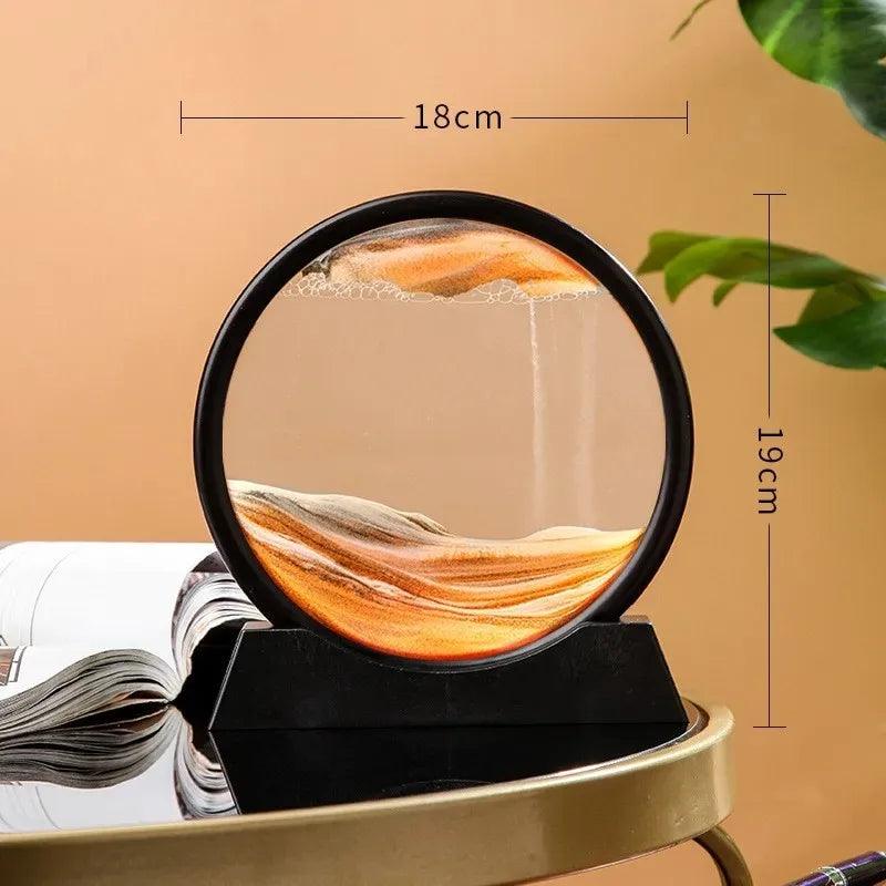 sablier liquide, paysage de sable, pour une décoration relaxante, cadeaux uniques - CHiCLiKi