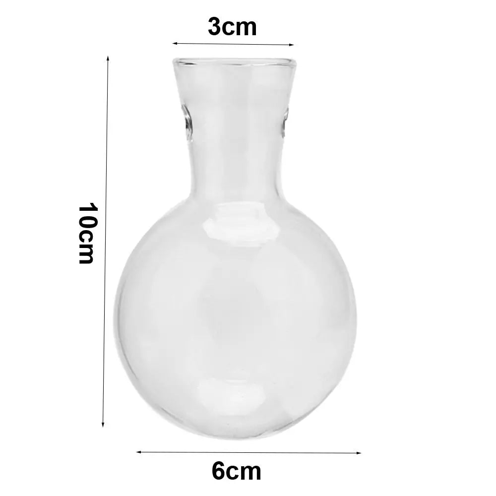 Pot de fleurs Cadre en bois Vases de plantes hydroponiques Vase en verre - CHiCLiKi
