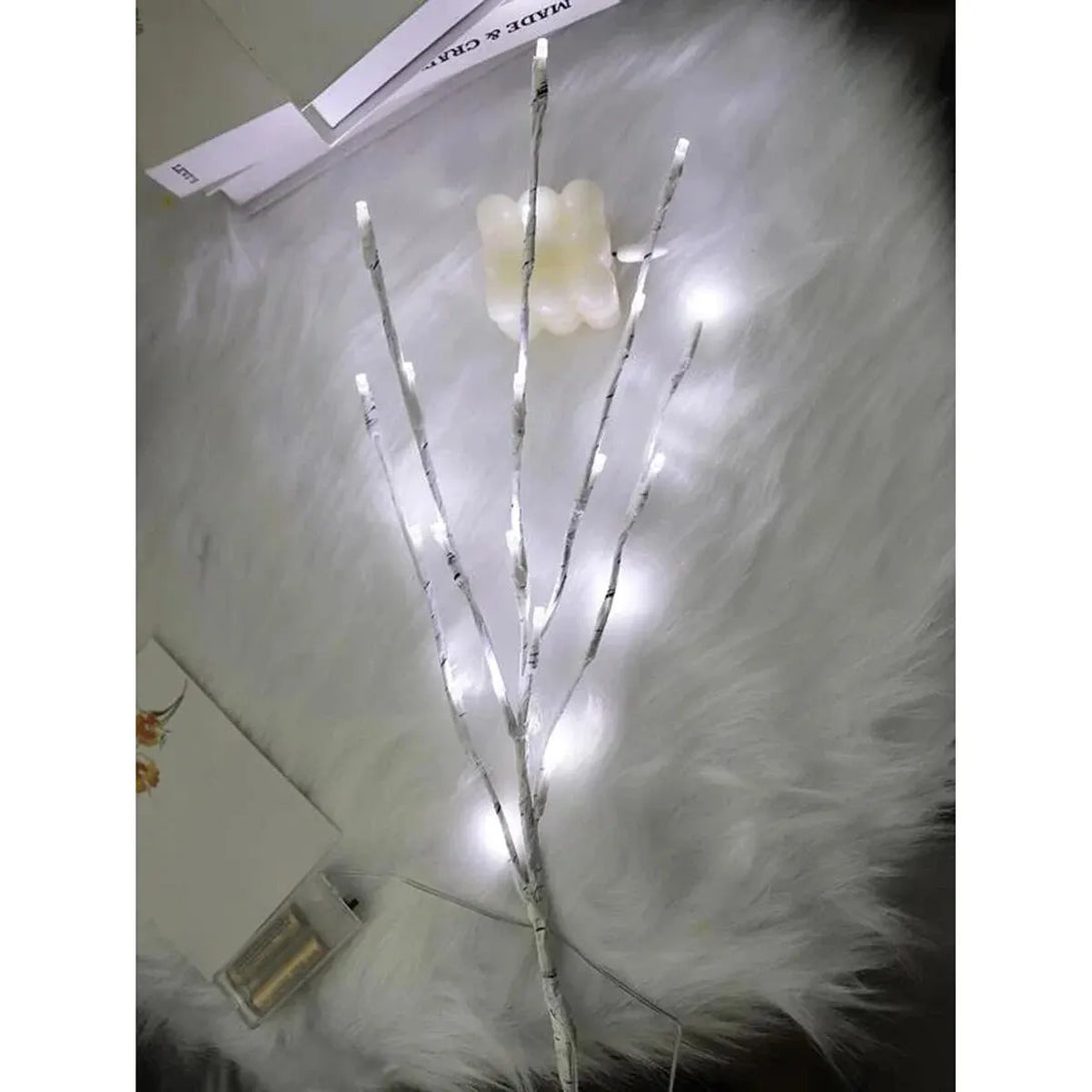 1 PC White Birch Branch Light LED Festive Lights Battery Operated For Christmas Party Wedding Decoration Twig Outdoor Lights - CHiCLiKi