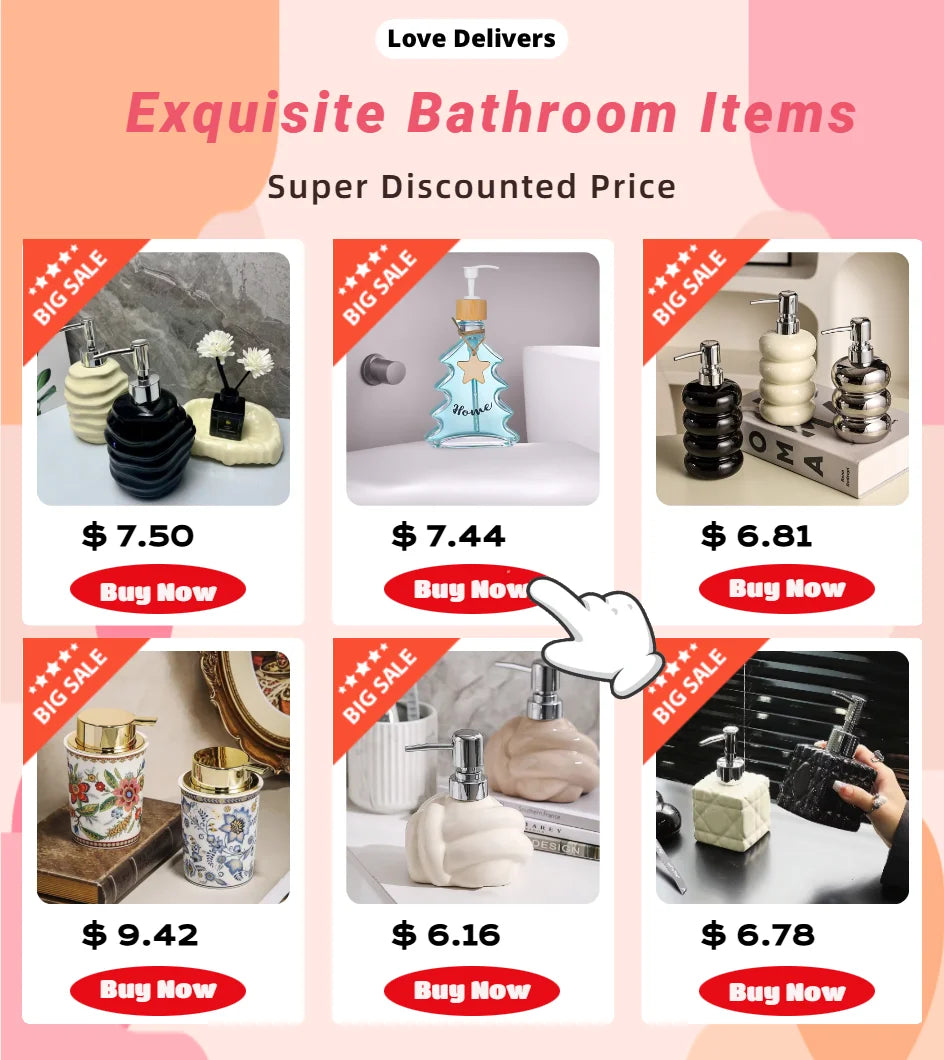 Distributeur de savon élégant et multifonctionnel Accessories Céramique - CHiCLiKi