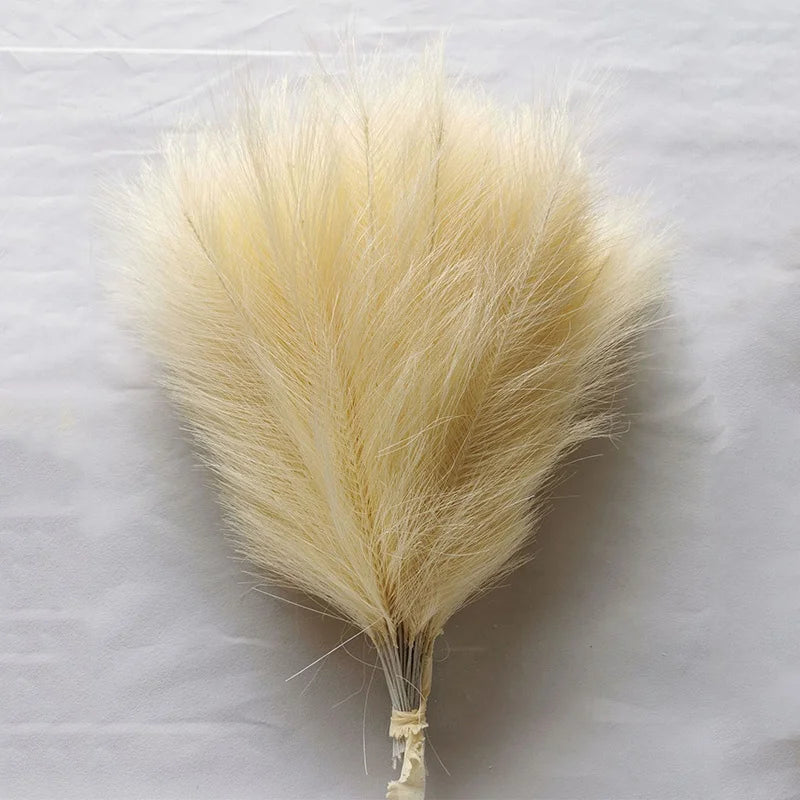 Pampas Plumes Marron Foncé - Plume Décoration Café Marron - Pampas Plumes Décoration - Fleurs Coffee - Décoration Salon - Fleurs Artificielles - CHiCLiKi