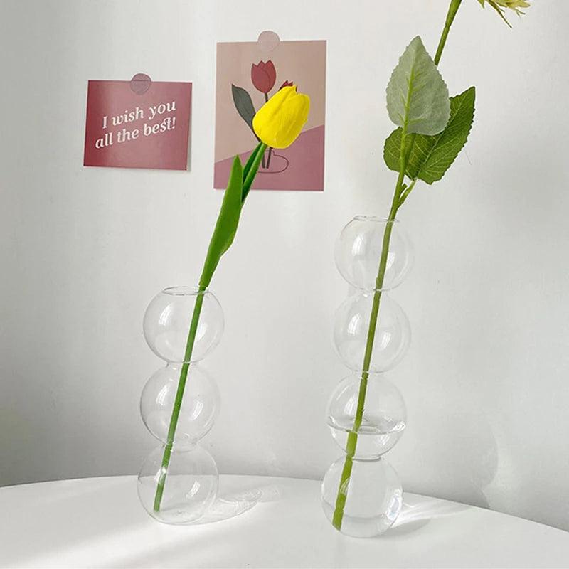 Vase à bulles en verre cristal - CHiCLiKi
