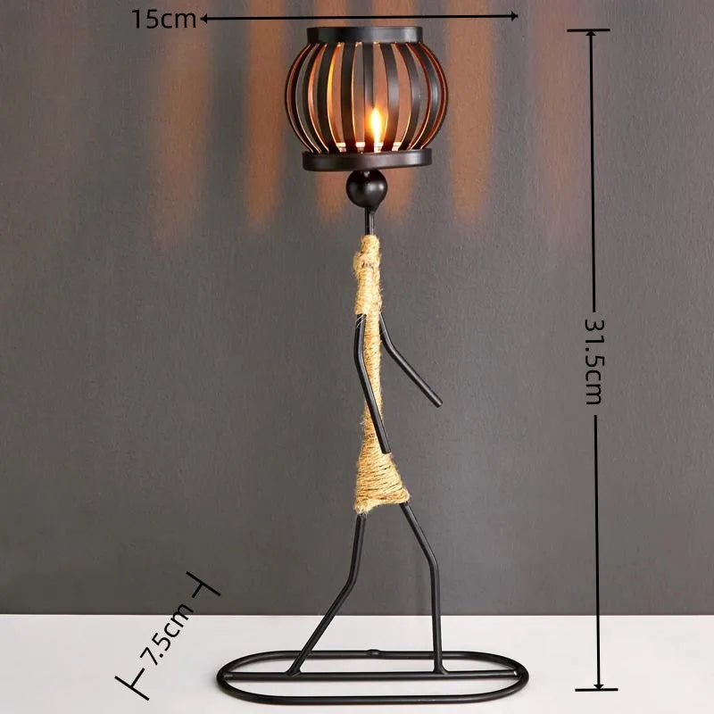 Chandeliers créatifs en fer forgé Home Decoration - CHiCLiKi