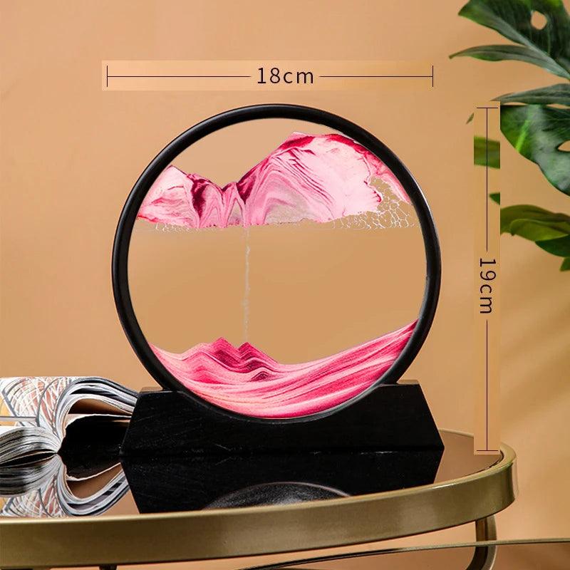 sablier liquide, paysage de sable, pour une décoration relaxante, cadeaux uniques - CHiCLiKi