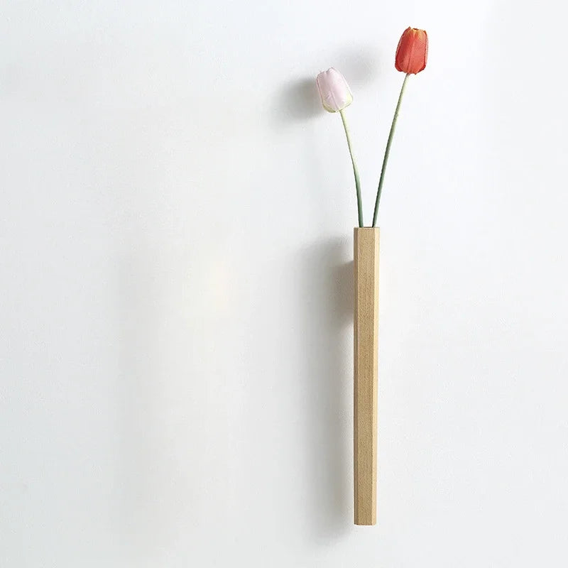 Vase Mural En Bois - CHiCLiKi