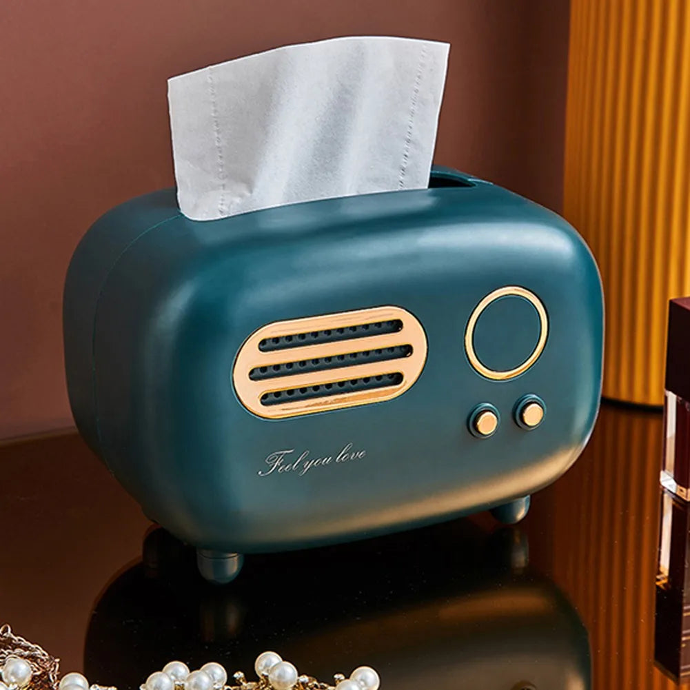 boîte de mouchoirs radio vintage - CHiCLiKi
