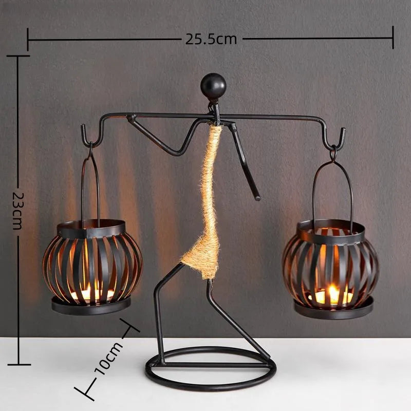 Chandeliers créatifs en fer forgé Home Decoration - CHiCLiKi