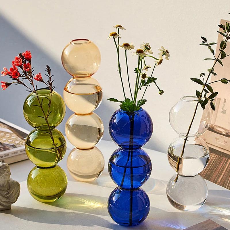 Vase à bulles en verre cristal - CHiCLiKi