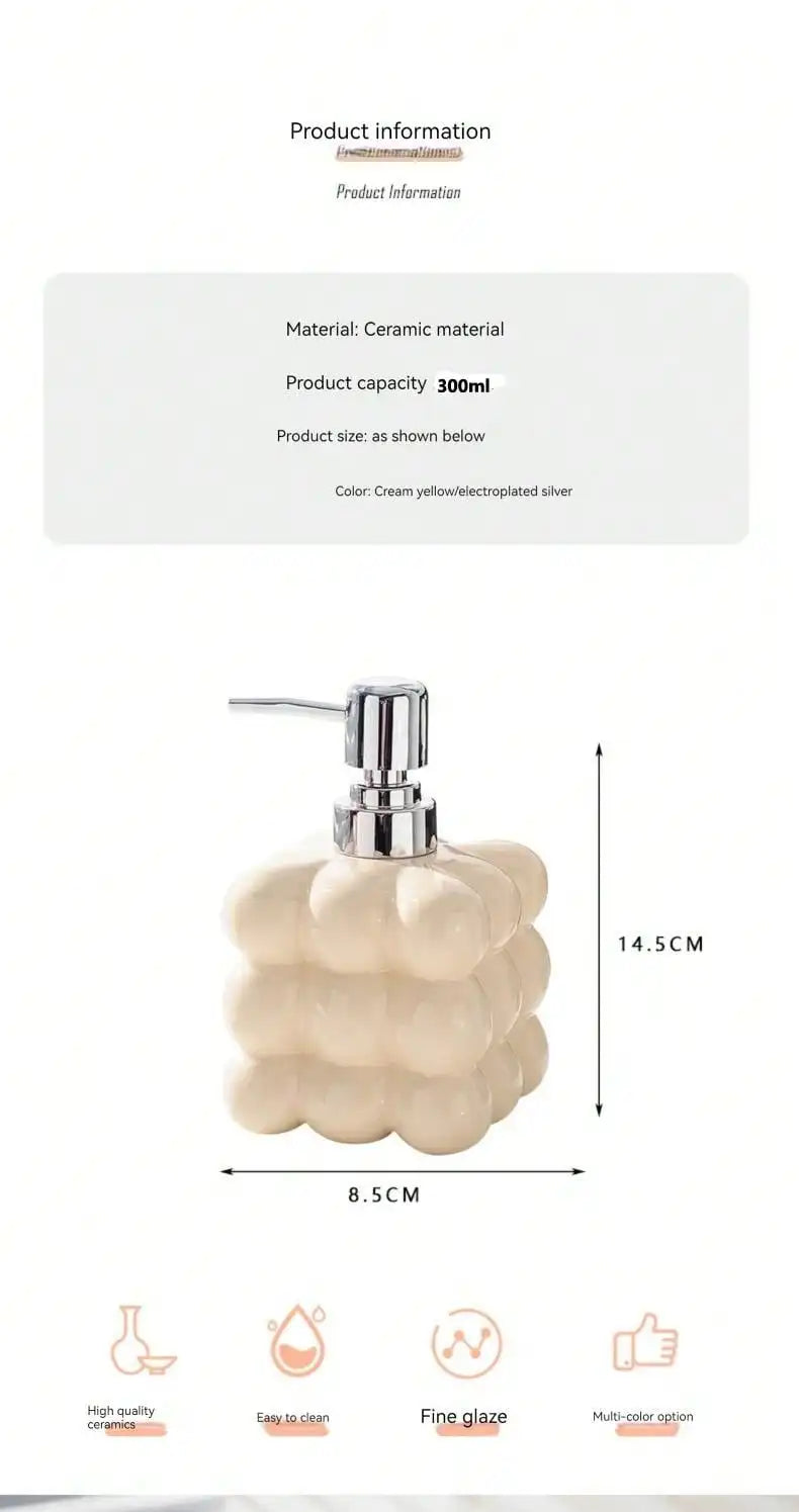 Distributeur de savon élégant et multifonctionnel Accessories Céramique - CHiCLiKi