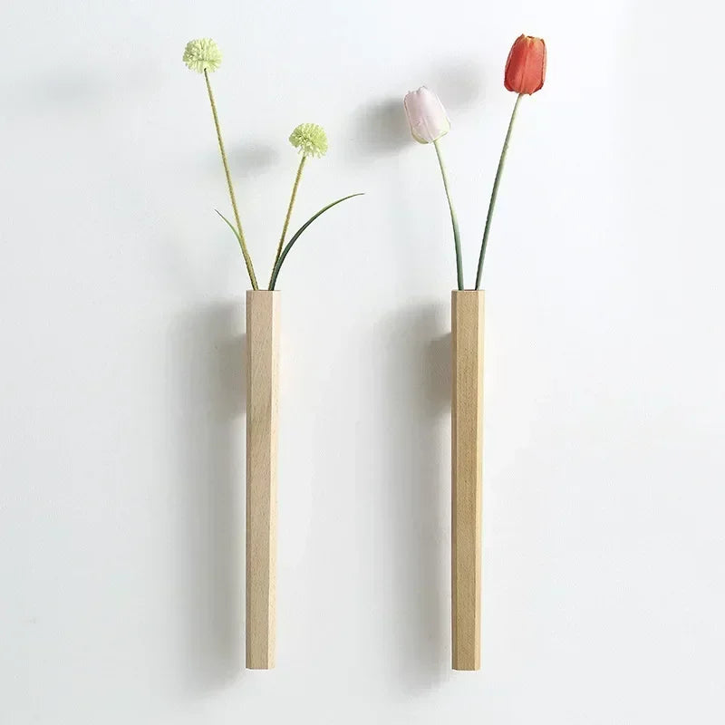 Vase Mural En Bois - CHiCLiKi