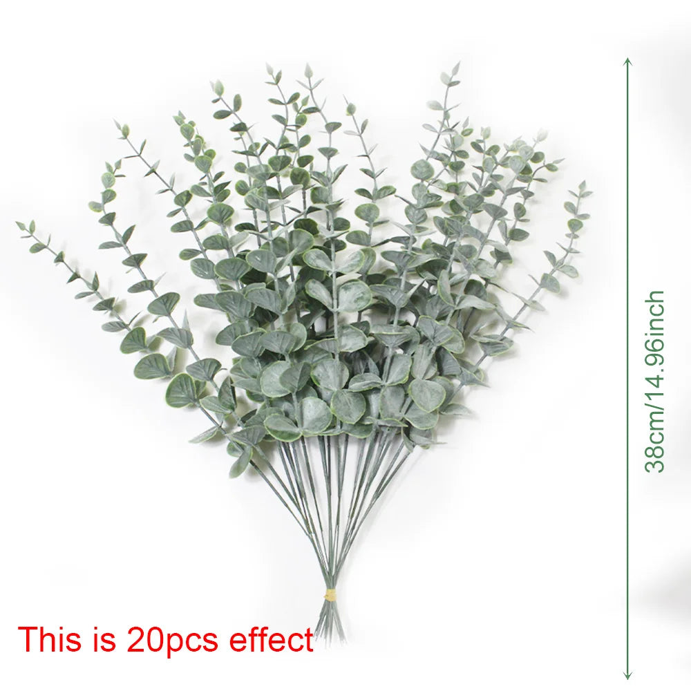 20/10Pcs Bébé Souffle Fleurs Artificielles Bouquet Plastique Gypsophile Fausse Fleur Pour Centres de Table De Fête Maison Chambre Décor - CHiCLiKi