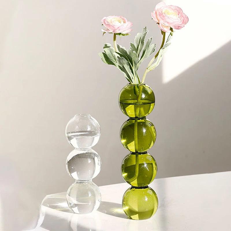 Vase à bulles en verre cristal - CHiCLiKi