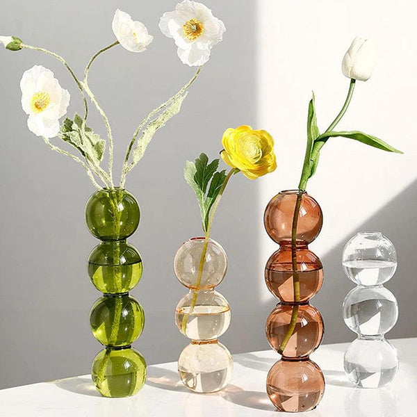 Vase à bulles en verre cristal - CHiCLiKi